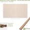 Ekena Millwork 48H x 3/8T Adjustable Wood Slat Wall Panel Kit w/ 1W Slats, Hickory contains 42 Slats SWW84X48X0375HI - alternate 2